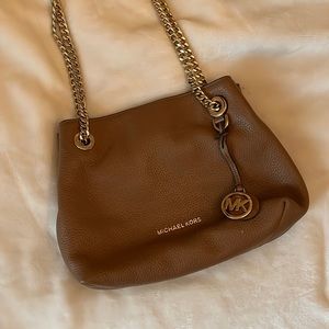 michael kors brown shoulder bag